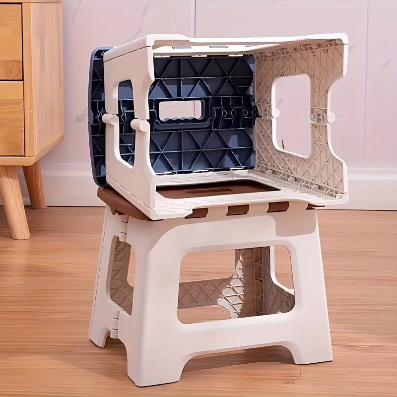 Simple And Stylish Office Stool, Stylish, Beautiful, Durable, Household Folding Stool, Saving Space, Easy to Store, Office Stool, Office Supplies Suitable for 4 Seasons of Gifts
