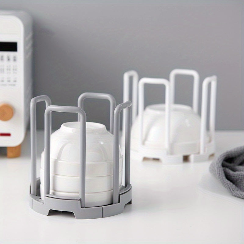 Adjustable Kitchen Bowl Rack, Space-Saving Cup Holder, Simple Fashion Design, Stackable Dish Storage Organizer, Home Kitchen Storage Equipment