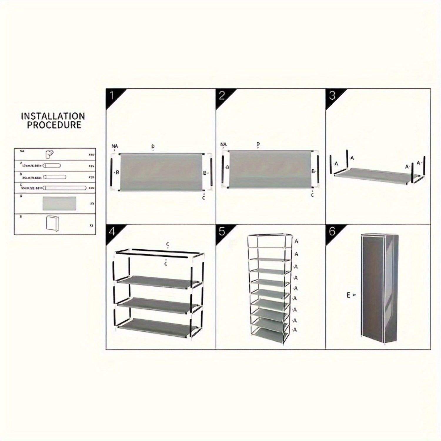 1pc Modern Metal Shoe Rack Organizer - Multipurpose, Rectangle, Dustproof, Breathable, Non-Waterproof, Space-Saving with Ample Shelving for Home Organization, Box,Cabinet,Rack for Outdoor Storage