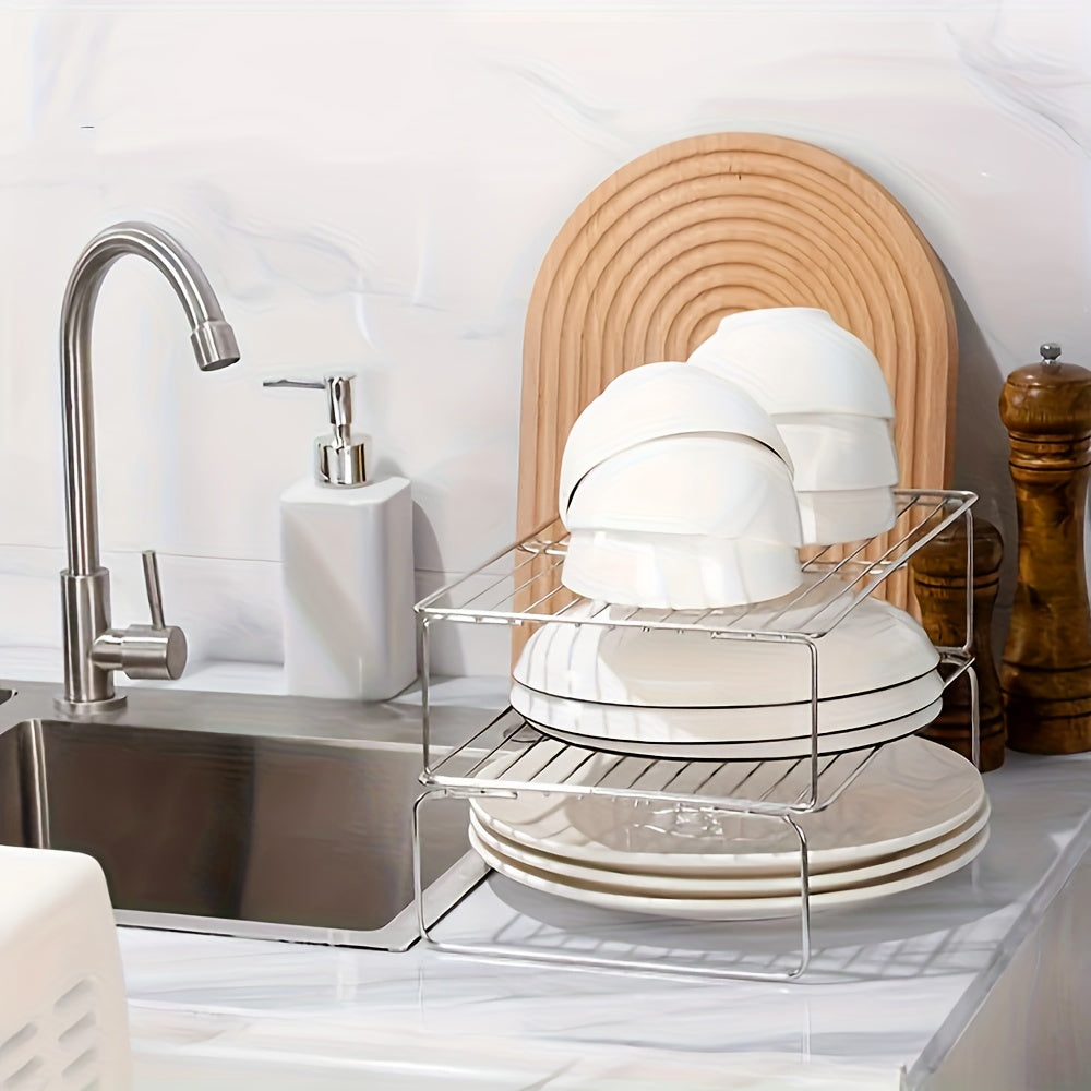 Refrigerator storage rack, stainless steel storage rack, bowl and plate rack, dish and dish storage rack