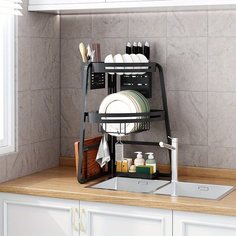 Removable Bowl Chopsticks Kitchen Storage Rack Triangular Kitchen Sink Corner Drainage Rack