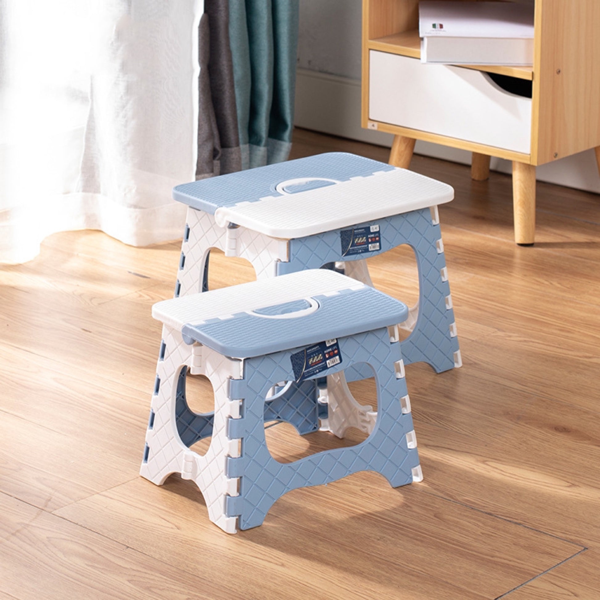 1pc Portable Folding Stool, Thickened Plastic Square Small Bench for Adults, Compact Household Mazar Mini, Outdoor Travel Fishing Foldable Bench, Outdoor Seating | Compact Design | Durable Plastic Bench